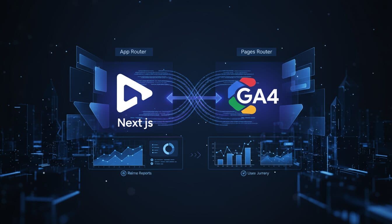 Next.jsとGA4を正しく連携!App Router・Pages Router別の導入ガイドと計測の注意点 のビジュアル