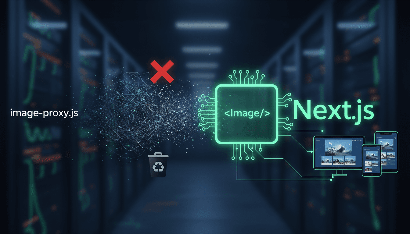 Web制作者必見!古のimage-proxy.jsを捨てて、Next.jsのnext/imageでCMS画像を徹底的に最適化する手順 のビジュアル