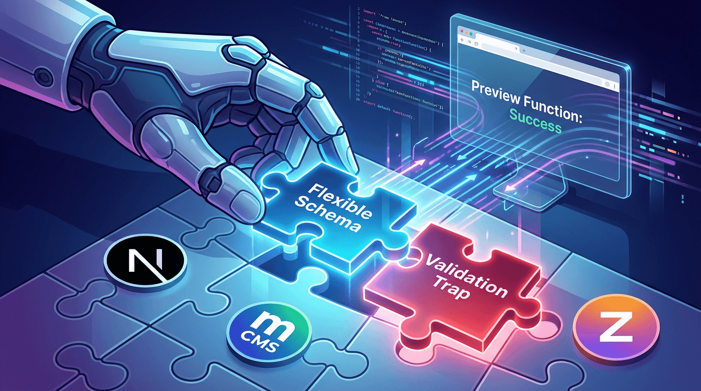 Next.js + microCMSでプレビュー機能を実装する方法【Zodバリデーションの罠を回避】 のビジュアル