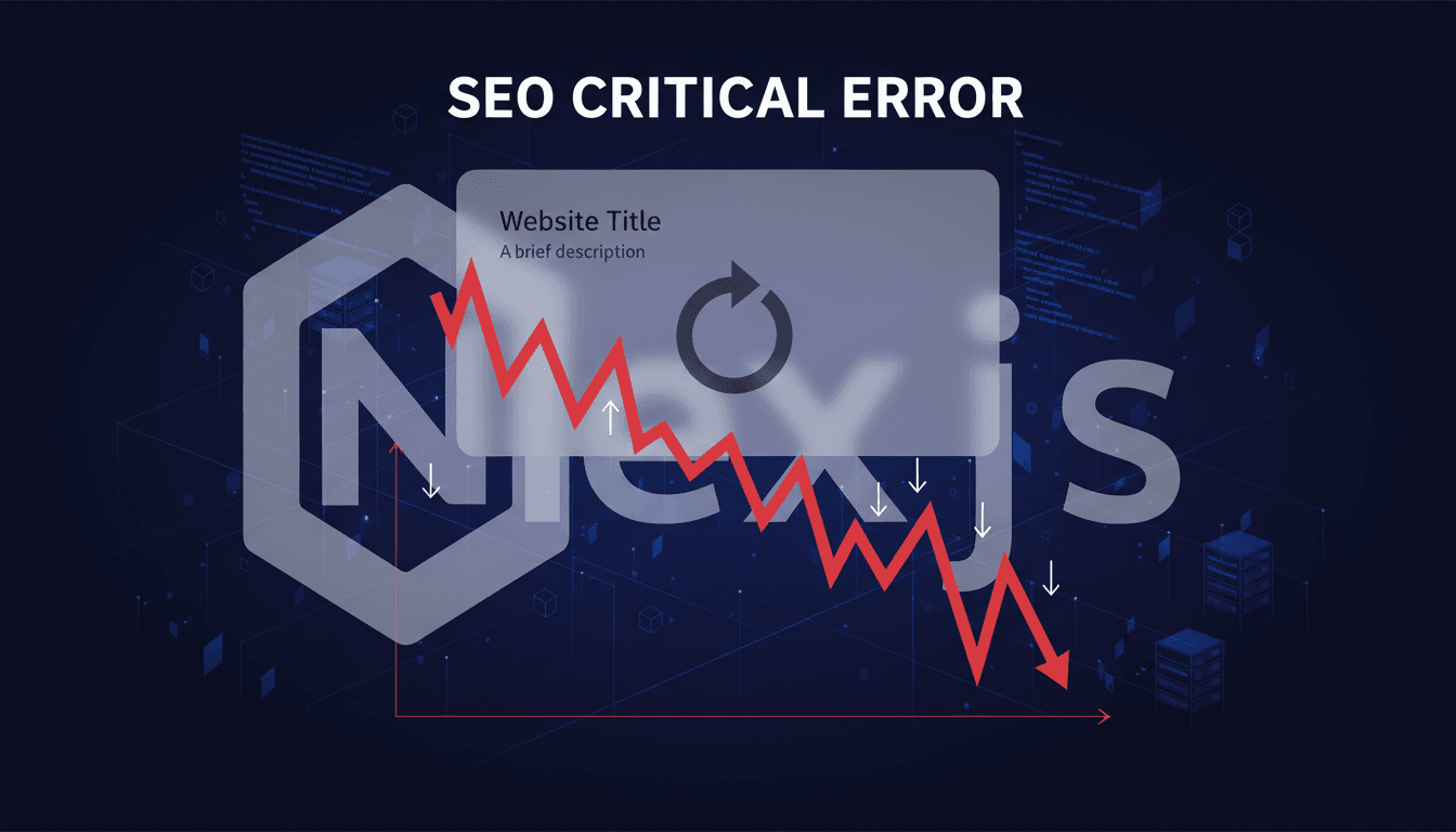 【Next.js】OGPが出ない原因は「ローディング画面」だった?SEOを殺す実装ミスと解決策 のビジュアル