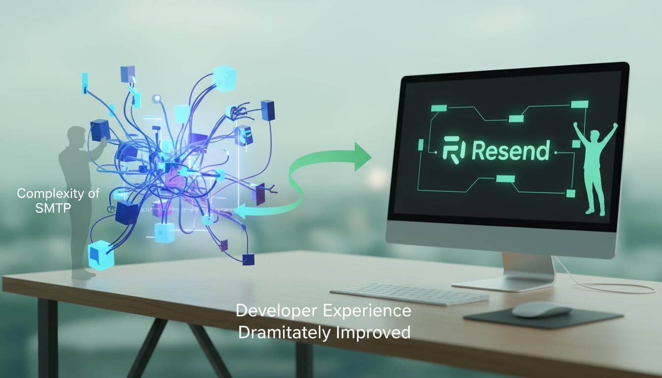 脱・SMTPの複雑性:Next.js環境でResendを選び、開発者体験を劇的に向上させた理由 のビジュアル