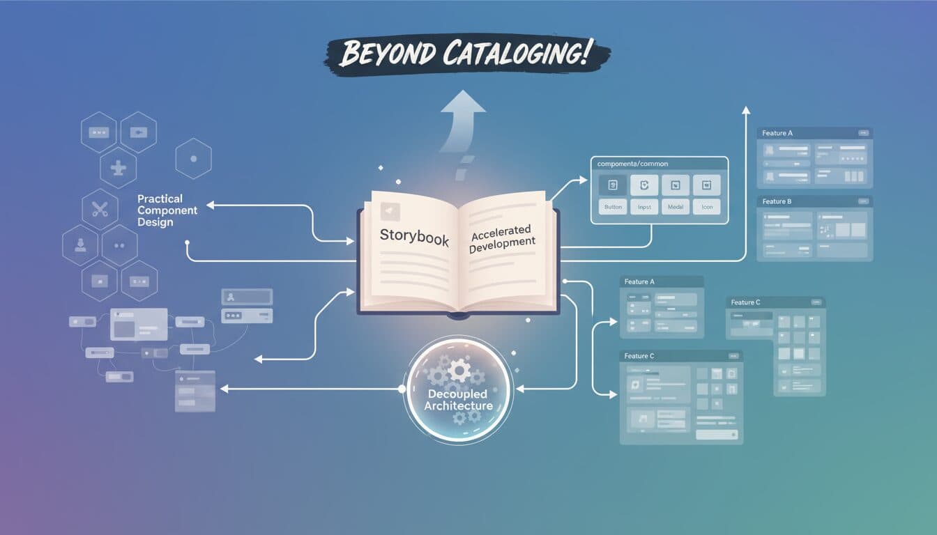 脱・カタログ化! Storybook先行開発を加速する、実践的コンポーネント設計と「components/common」の最適な使い方 のビジュアル
