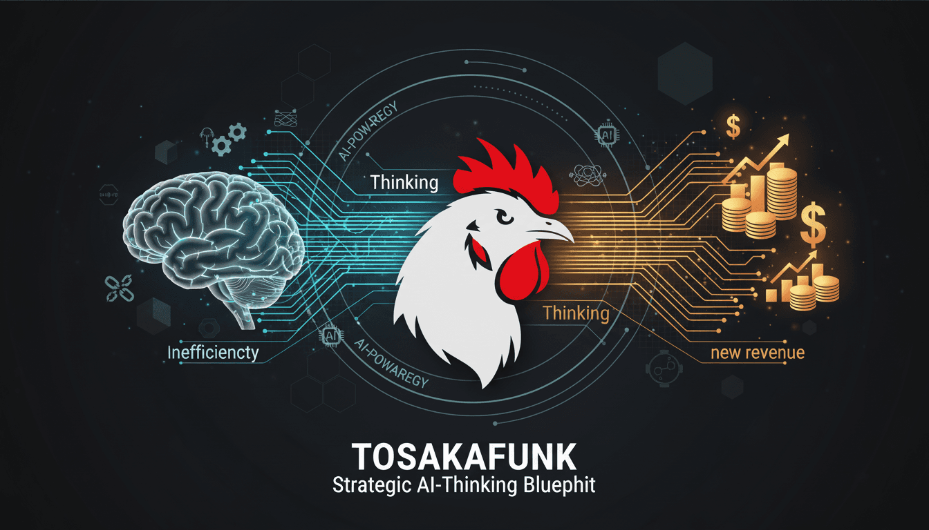 非効率を「新たな収益」に変える:TOSAKAFUNK流、AIを活用した戦略的「Thinking」の設計図 のビジュアル